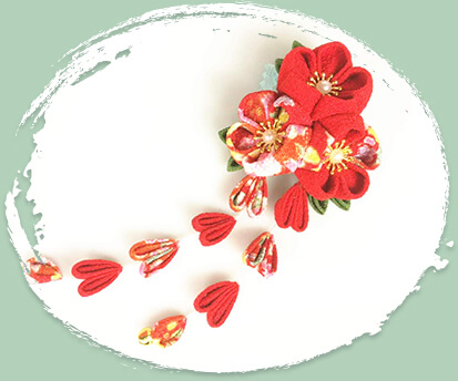 Hana kanzashi Ảnh : store.shopping.yahoo.co.jp